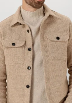 beige profuomo overshirt overshirt structure