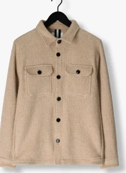 beige profuomo overshirt overshirt structure