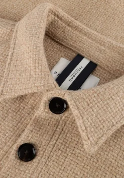 beige profuomo overshirt overshirt structure