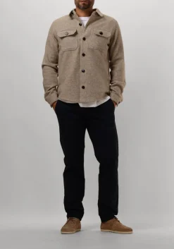 beige profuomo overshirt overshirt texture