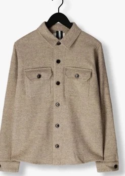 beige profuomo overshirt overshirt texture