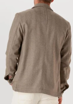 beige profuomo overshirt overshirt hb small