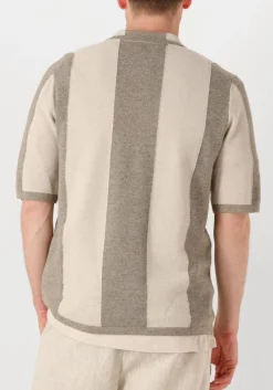 beige profuomo polo polo camp button th