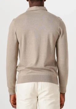 beige profuomo trui polo onepiece luxury basic