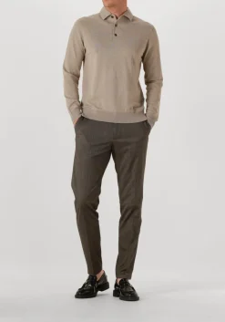 beige profuomo trui polo onepiece luxury basic