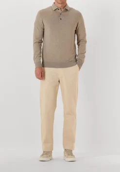 beige profuomo trui polo onepiece luxury basic