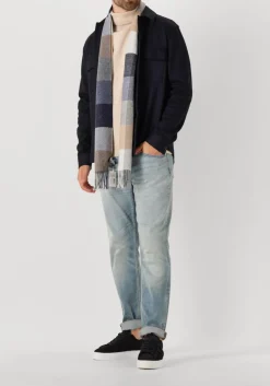 beige profuomo trui pullover roll neck wool blend