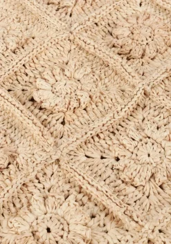 beige rabarany shopper malette karo xl