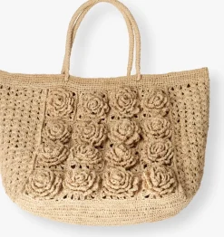 beige rabarany shopper tsara flore