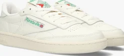 beige reebok lage sneakers club c 85 vintage