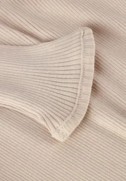 beige rosemunde coltrui silk t-shirt w/ roller neck