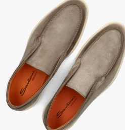 beige santoni hoge sneakers digits