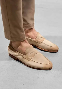 beige santoni instappers carlos