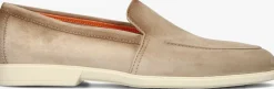 beige santoni instappers 18829 malibu