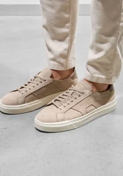 beige santoni lage sneakers dbs
