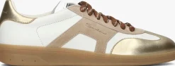 beige santoni lage sneakers dbs olympi