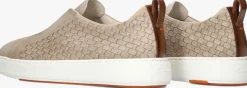 beige santoni lage sneakers vic wave