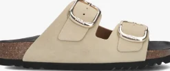 beige scholl slippers noelle
