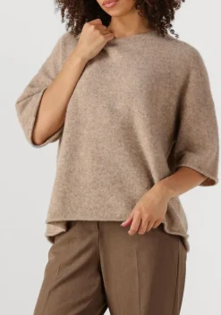 beige second female trui selana knit o-neck