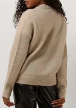 beige second female vest brooklyn knit cardigan