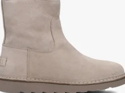 beige shabbies enkelboots palissa mia zip