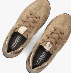 beige softwaves lage sneakers 9.32.08