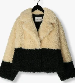 beige stand studio teddy jas jubel jacket