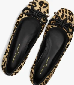 beige stefano lauran ballerina's ss36100