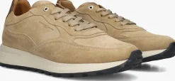 beige stefano lauran lage sneakers champ