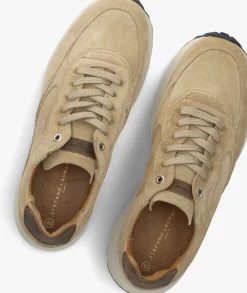 beige stefano lauran lage sneakers champ