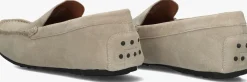 beige stefano lauran mocassins 2 gesp bio slipper