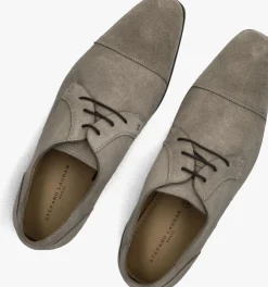 beige stefano lauran nette schoenen stefano lauran veter