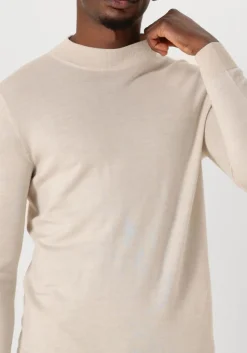 beige stefano lauran trui turtle