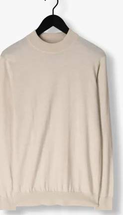 beige stefano lauran trui turtle