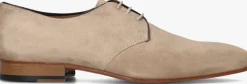 beige stefano lauran veterschoenen s3085.
