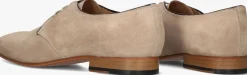 beige stefano lauran veterschoenen s3085.