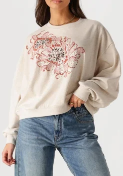 beige summum sweater longsleeve embellished sweatshirt