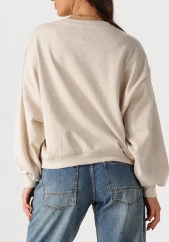 beige summum sweater longsleeve embellished sweatshirt
