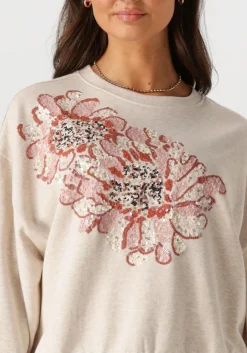 beige summum sweater longsleeve embellished sweatshirt