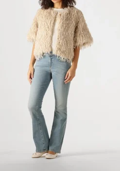 beige summum top shortsleeve jacket faux