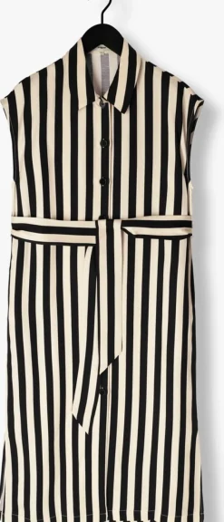 beige suncoo midi jurk celest