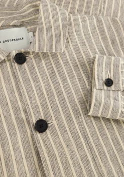 beige the goodpeople overshirt jelin