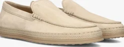 beige tod's instappers pantofola gomma rafia tv