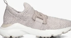 beige tod's lage sneakers xxw54c0ip32