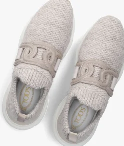 beige tod's lage sneakers xxw54c0ip32