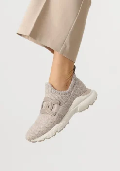 beige tod's lage sneakers xxw54c0ip32