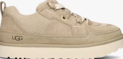 beige ugg lage sneakers m lo lowmel