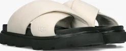 beige ugg slippers capitelle crossband