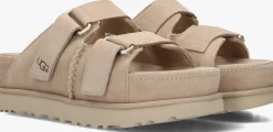 beige ugg slippers w goldenstar hi slide