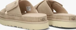 beige ugg slippers w goldenstar cross slide